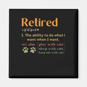 Íman Ama de gato reformado dá uma aposentadoria engraça