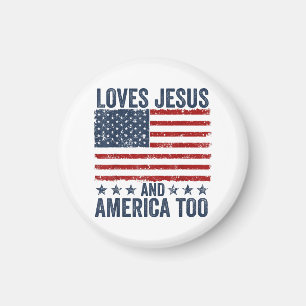 Íman Ama Jesus e América a Deus, cristão 4º de J