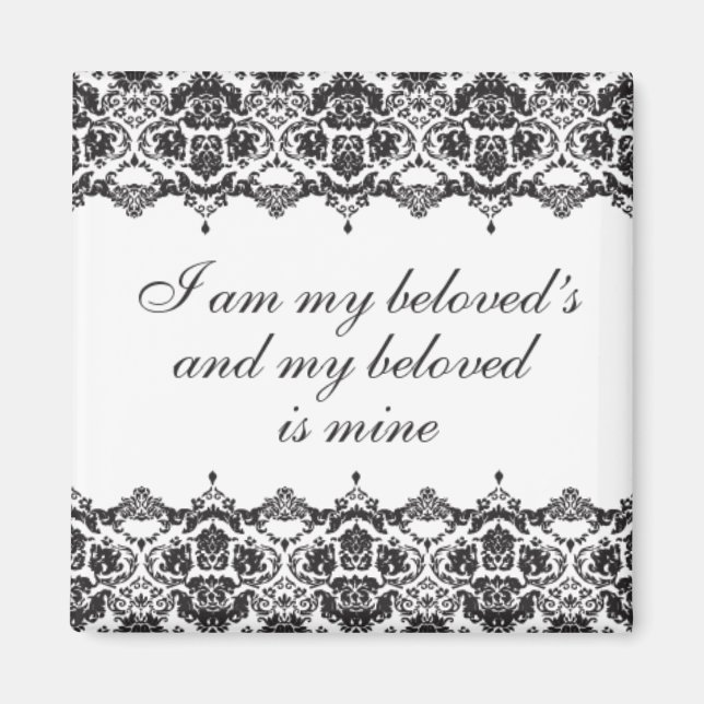 Íman Amado Magneto Preto Lace (Frente)