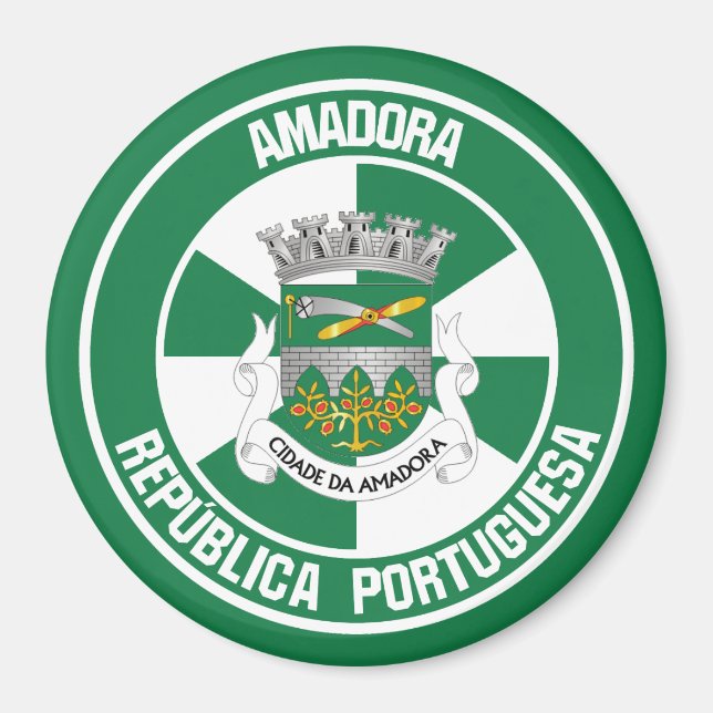 Íman Amadora Round Emblem (Frente)