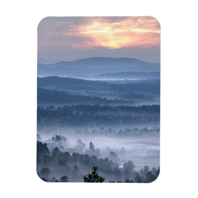 Íman Amanhecer entre os vales (Vertical)