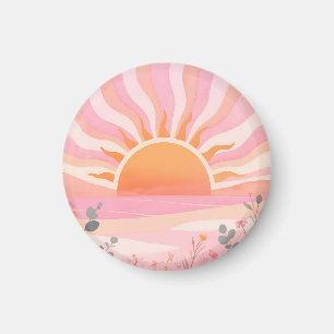 Íman Amanhecer Pastel Boho Prado