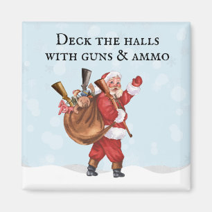 Íman Amante de Armas Deck de Natal as salas Atirando
