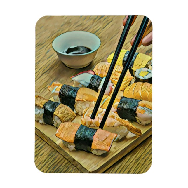 Íman Amante de arte japonês (Vertical)