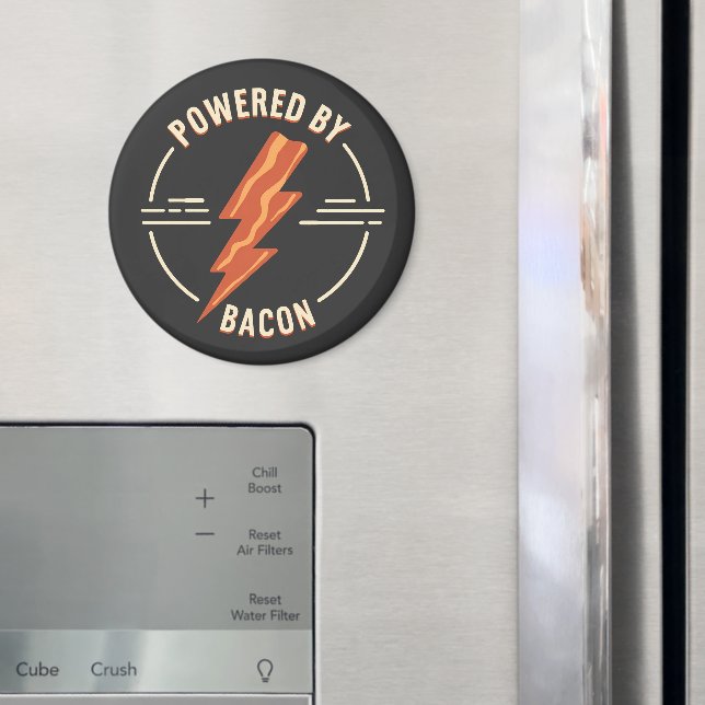 Íman Amante de Bacon Retrô com Design de Comida Diverti (In Situ (Fridge))