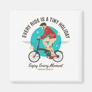 Íman Amante de Bicicleta - Aproveite Cada Momento