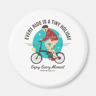 Íman Amante de Bicicleta - Aproveite Cada Momento