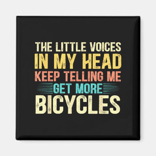 Íman Amante de Bicicleta Citação Engraçada Humor de Cic