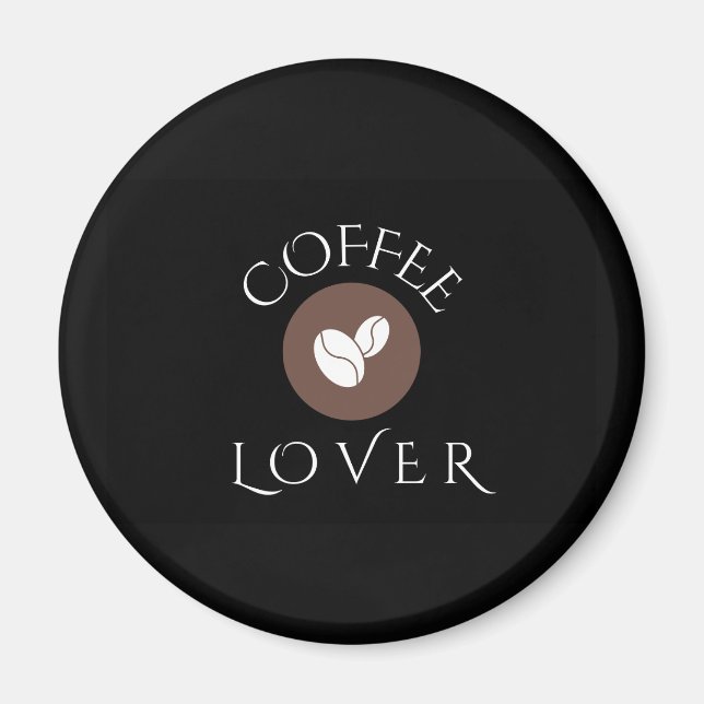 Íman Amante de Café, Casa, Escritório e Presentes (Frente)