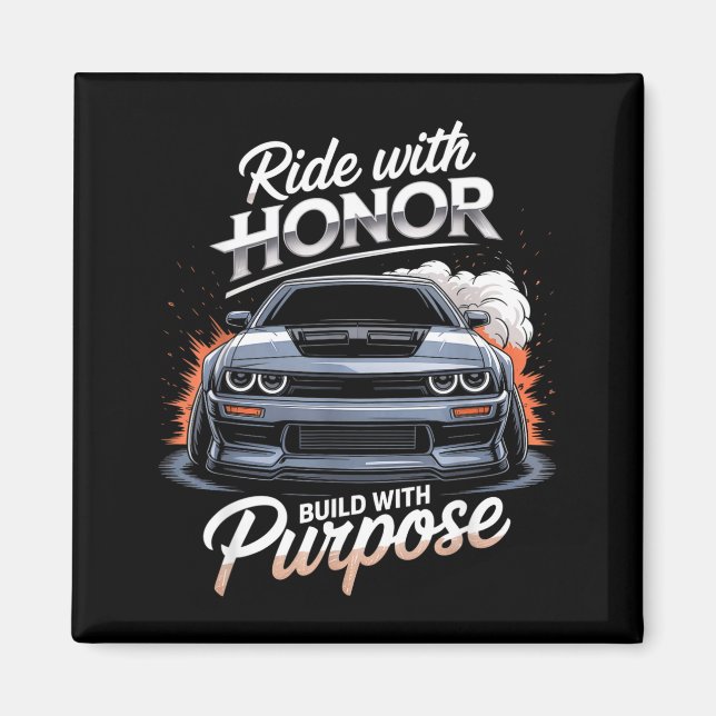 Íman Amante de Carro Andar Com Honra (Frente)