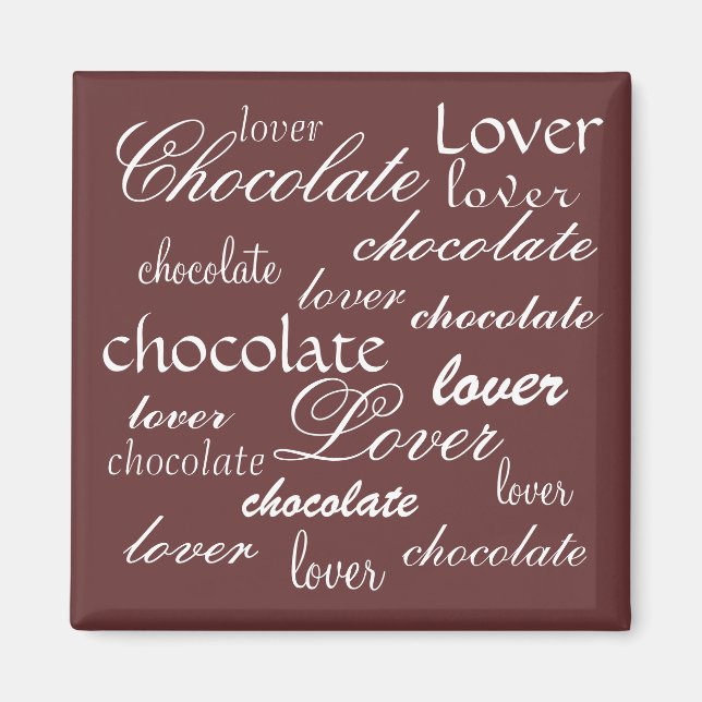 Íman Amante de Chocolate (Frente)
