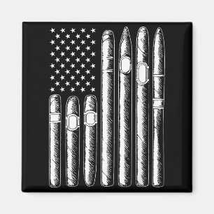 Íman Amante de Cigarros Fumante Bandeira EUA Americano