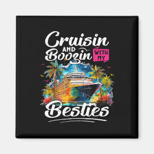 Íman Amante de Cruzeiro Divertido Cruzin Vintage e Booz