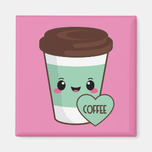Íman Amante de Emoji do café