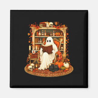 Íman Amante de livros de fantasmas vintage lendo abóbor