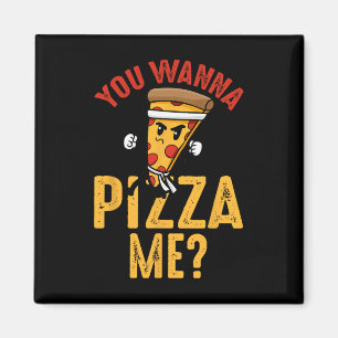 Íman Amante de Pizza - Você Quer Pizza Me Ninja Karate