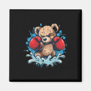 Íman Amante de Ursos de Boxe Luvas de Boxe Kickboxing B