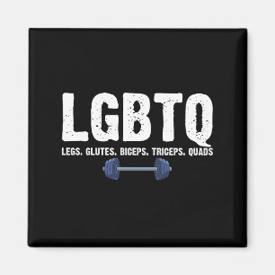 Íman Amante do Ginásio LGBTQ Pernas Glúteos Bíceps Tríc
