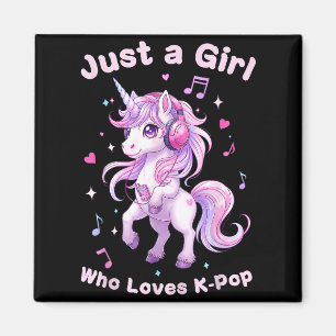 Íman Amante do Kawaii Unicórnio K-p Para Garotas Fãs