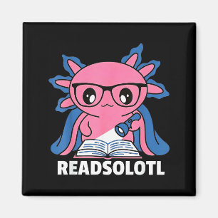 Íman Amante do livro axolotl Readsolotl engraçado leitu