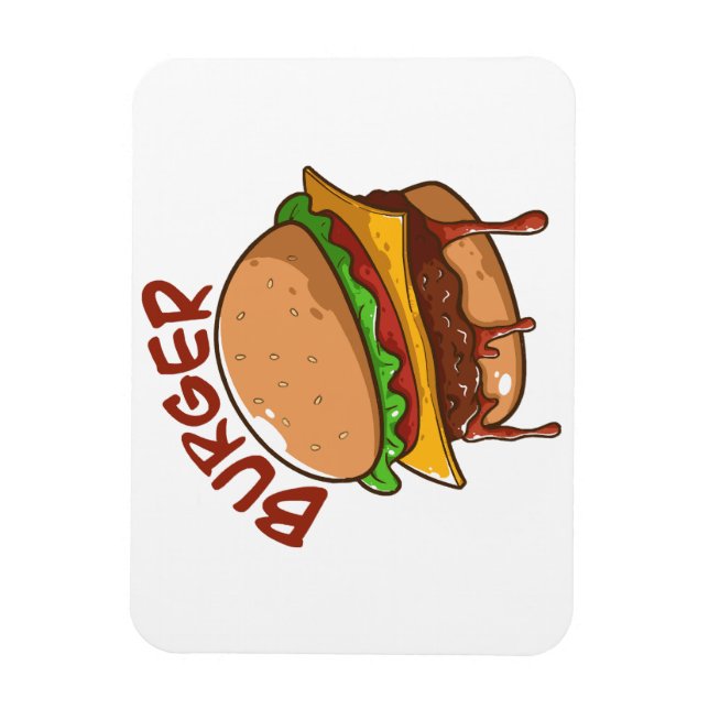 Íman Amantes de Burger (Vertical)
