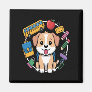 Íman Amantes de Cachorro de Volta às Aulas