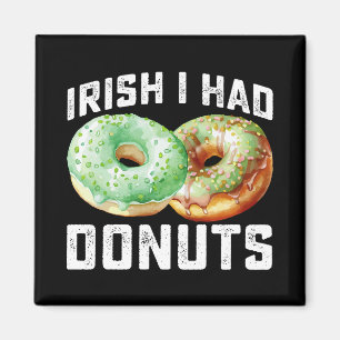 Íman Amantes de Donuts Irlandeses Engraçado Dia de São 