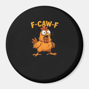 Íman Amantes de Pássaros F Caw F Pun Desenho Legal Únic