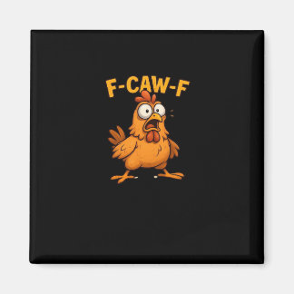 Íman Amantes de pássaros F Caw F Pun Desenho legal únic
