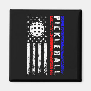 Íman Amantes de Pickleball 4 de Julho Bandeira American