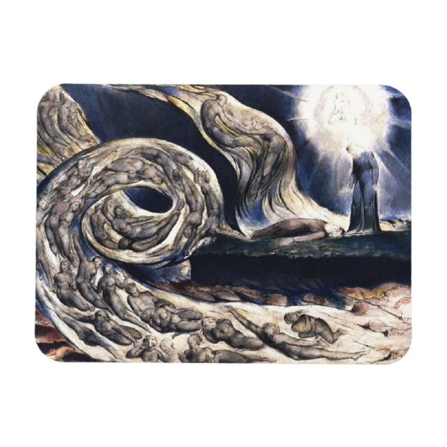 Íman Amantes de William Blake Redemoinho ilustra o Infe (Horizontal)