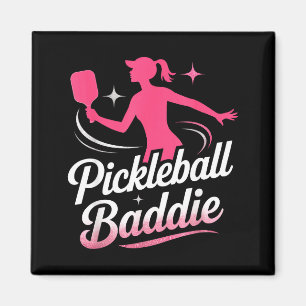Íman Amantes do esporte sassy pickleball feminino