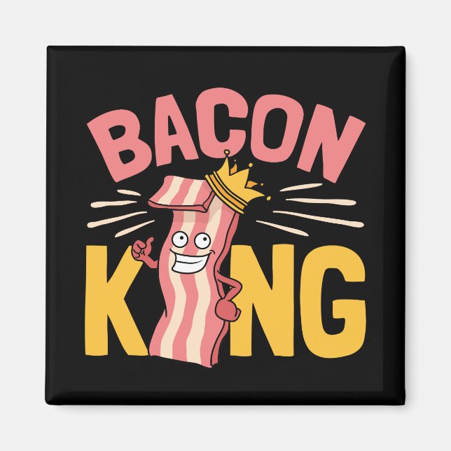 Íman Amantes do Rei do Bacon Homens (Frente)