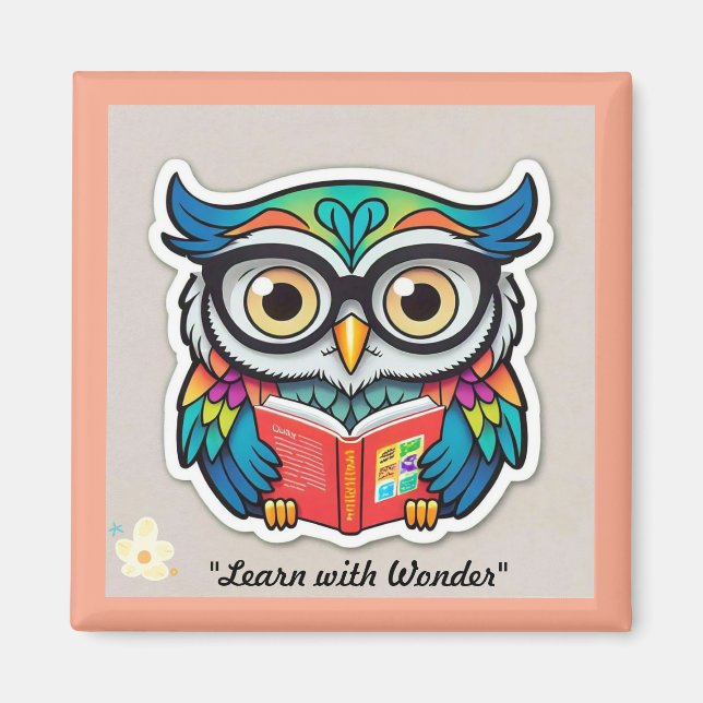 Íman "Amantes Inspiradores de Livros" (Frente)