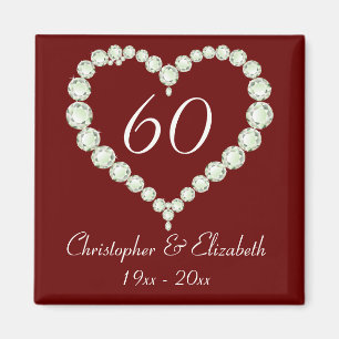 Íman Amar Aniversário do Diamante do Coração