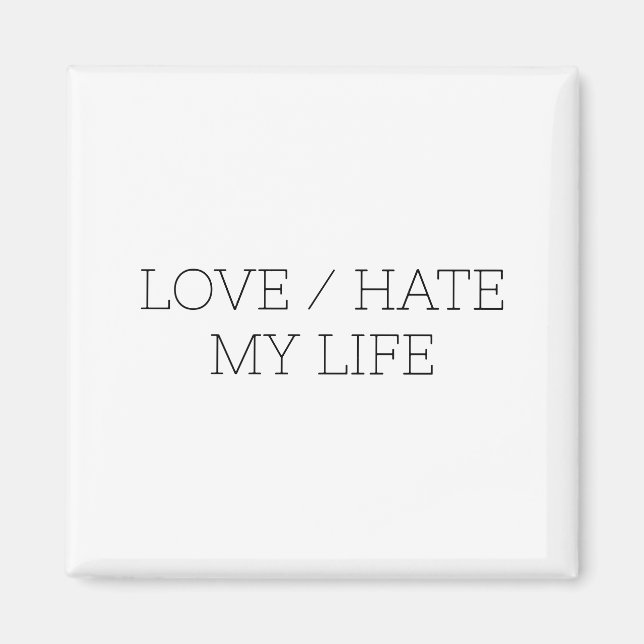 Íman Amar/Odiar Minha Vida (Frente)