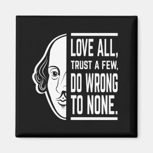 Íman Amar Todos Confiem Alguns Shakespeare Citando Thes