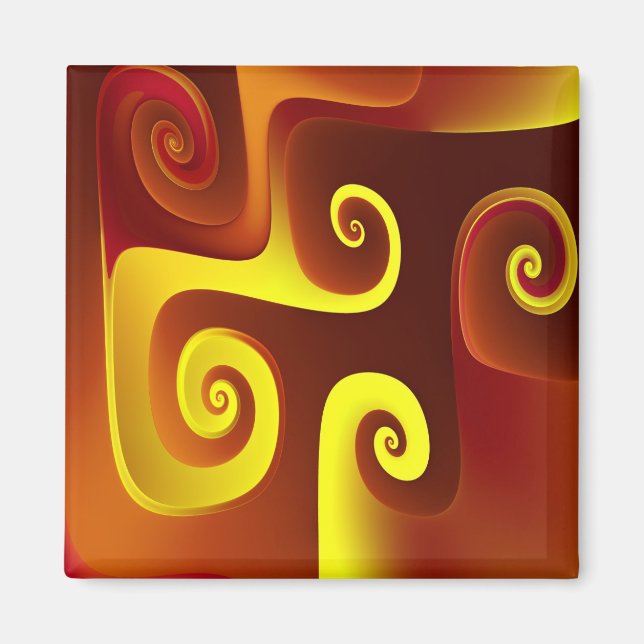 Íman Amarelo em vermelho (Frente)