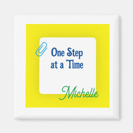 Íman Amarelo personalizado