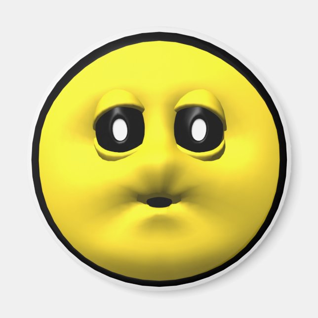 Íman Amarelo soprando beijo (Frente)