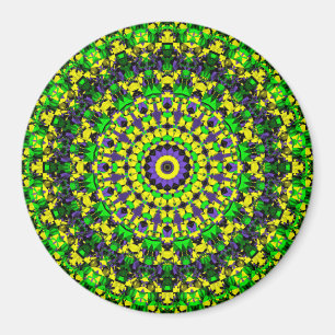 Íman Amarelo, verde, Mandala roxo