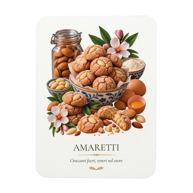 Íman Amaretti – Vintage Italian Dessert (Vertical)