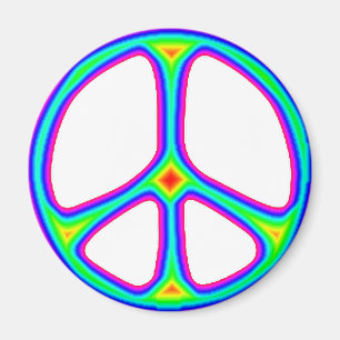 Íman Amarre o amor do Hippie dos anos 60 do sinal de