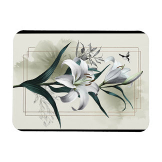 Íman Amazon Lily Art - Estilo Dourado e Escandi