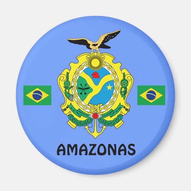 Íman Amazonas, Brasil Magnet Imå das Amazonas (Frente)
