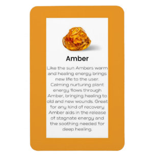 Íman Amber Crystal Significando Jewelry Gemstone Sinal