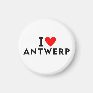 Íman Amberes Bélgica cidade do amor coração como viagem