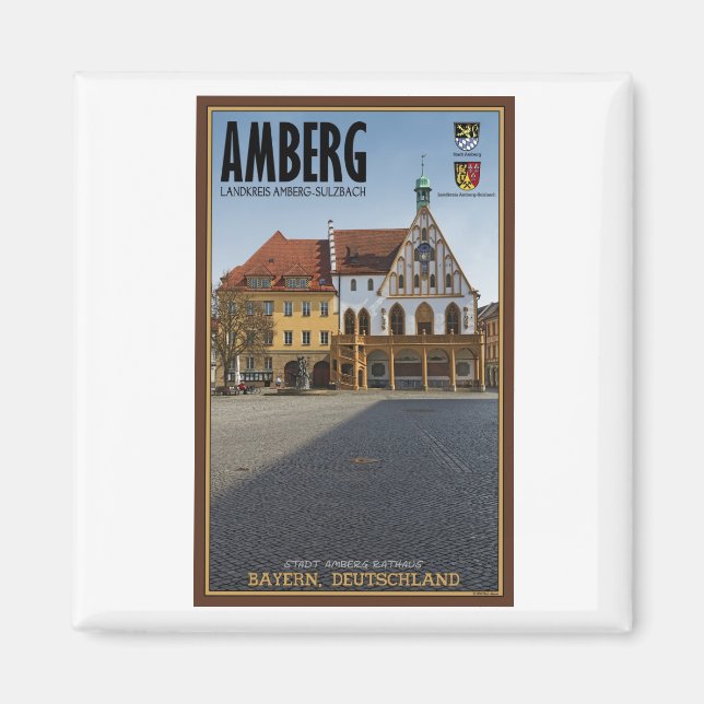 Íman Amberg - Rathaus (Frente)