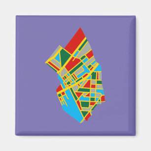 Íman Ambler, PA Map Magnet