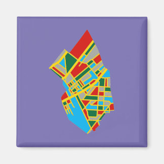 Íman Ambler, PA Map Magnet